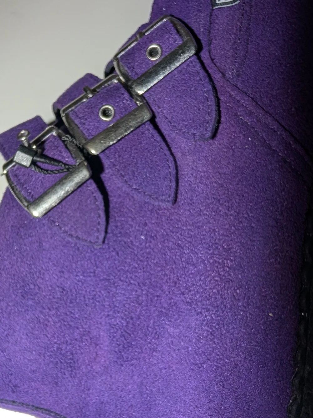T.U.K TUK Vegan Suede Creeper Boots